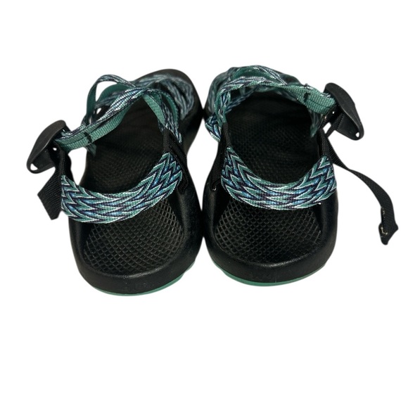 Chaco Women's Sandals - Black and Green - Picture 2 of 9